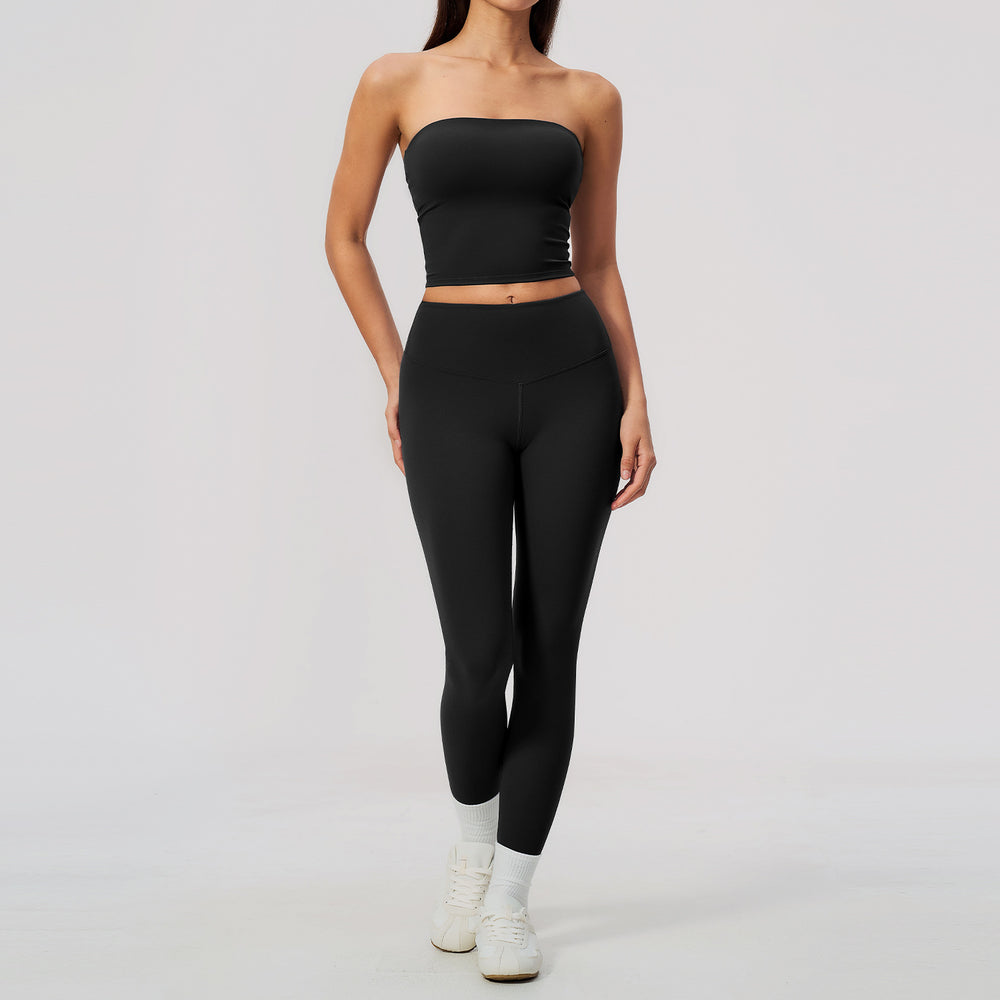 Running Sports New Strapless Yoga Suit Set